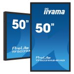 iiyama TF5039AS-B1AG pantalla de señalización digital, 49.5 pulgadas LED 500 cd/m² 4K Ultra HD, color negro, con pantalla táctil y procesador incorporado Android, SKU: TF5039AS-B1AG