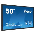 iiyama TF5039AS-B1AG pantalla de señalización digital, 49.5 pulgadas LED 500 cd/m² 4K Ultra HD, color negro, con pantalla táctil y procesador incorporado Android, SKU: TF5039AS-B1AG