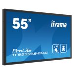 iiyama TF5539AS-B1AG, pantalla de señalización digital de 54.6 pulgadas, 4K Ultra HD, negro, con pantalla táctil y procesador Android integrado