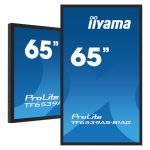 iiyama TF6539AS-B1AG pantalla de señalización 163,8 cm (64.5 pulgadas) LED 500 cd/m² 4K Ultra HD color negro con procesador incorporado Android 24/7