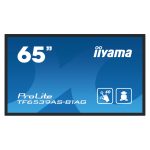 iiyama TF6539AS-B1AG pantalla de señalización 163,8 cm (64.5 pulgadas) LED 500 cd/m² 4K Ultra HD color negro con procesador incorporado Android 24/7