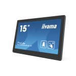 iiyama TW1523AS-B1P monitor POS con pantalla táctil de 15,6 pulgadas, resolución 1920 x 1080 píxeles Full HD