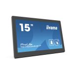 iiyama TW1523AS-B1P monitor POS con pantalla táctil de 15,6 pulgadas, resolución 1920 x 1080 píxeles Full HD