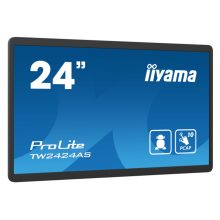 Pantalla iiyama TW2424AS-B1 de 23.8 pulgadas para señalización digital, con resolución 4K Ultra HD, Wifi y procesador Android integrado, SKU TW2424AS-B1