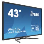 iiyama ProLite X4373UHSU-B1 pantalla para PC de 108 cm (42.5") con resolución de 3840 x 2160 píxeles 4K Ultra HD en color negro. Modelo X4373UHSU-B1