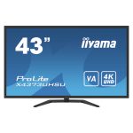 iiyama ProLite X4373UHSU-B1 pantalla para PC de 108 cm (42.5") con resolución de 3840 x 2160 píxeles 4K Ultra HD en color negro. Modelo X4373UHSU-B1