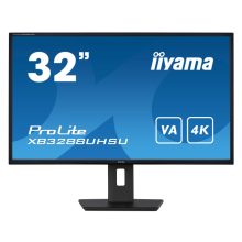 Pantalla iiyama ProLite XB3288UHSU-B5, tamaño de 31.5 pulgadas, resolución 3840 x 2160 Pixeles, 4K Ultra HD, color negro, XB3288UHSU-B5