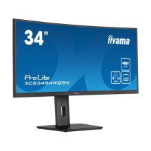Monitor iiyama ProLite XCB3494WQSN-B5 de 34 pulgadas con resolución 3440 x 1440 Pixeles en color negro, ideal para una experiencia visual UltraWide Quad HD.