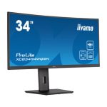 Monitor iiyama ProLite XCB3494WQSN-B5 de 34 pulgadas con resolución 3440 x 1440 Pixeles en color negro, ideal para una experiencia visual UltraWide Quad HD.