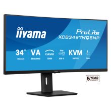 iiyama ProLite XCB3497WQSNP-B1 pantalla para PC 86,4 cm (34 pulgadas) 3440 x 1440 Pixeles UltraWide Quad HD LED Negro, SKU XCB3497WQSNP-B1