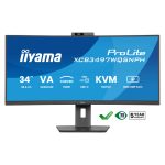 iiyama ProLite XCB3497WQSNPH-B1 pantalla UltraWide Quad HD de 34 pulgadas, resolución 3440 x 1440 pixeles, color negro