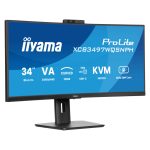 iiyama ProLite XCB3497WQSNPH-B1 pantalla UltraWide Quad HD de 34 pulgadas, resolución 3440 x 1440 pixeles, color negro