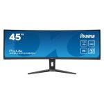 iiyama G-MASTER 45 pulgadas LCD Curved con resolución Dual QHD de 5120 x 1440 píxeles, LED en color negro, modelo XCB4594DQSN-B1