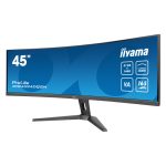 iiyama G-MASTER 45 pulgadas LCD Curved con resolución Dual QHD de 5120 x 1440 píxeles, LED en color negro, modelo XCB4594DQSN-B1
