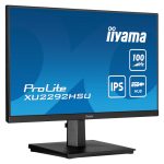 iiyama ProLite XU2292HSU-B6, pantalla para PC de 21.5 pulgadas, resolución 1920 x 1080 Pixeles, Full HD, tecnología LED, color negro