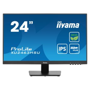 iiyama ProLite XU2463HSU-B1, pantalla para PC de 60,5 cm (23.8 pulgadas), resolución 1920 x 1080 píxeles, Full HD, LED, color negro, SKU XU2463HSU-B1