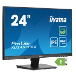 iiyama ProLite XU2463HSU-B1, pantalla para PC de 60,5 cm (23.8 pulgadas), resolución 1920 x 1080 píxeles, Full HD, LED, color negro, SKU XU2463HSU-B1