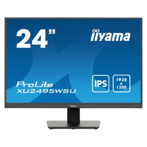 iiyama ProLite XU2495WSU-B7 pantalla para PC de 24 pulgadas con resolución 1920 x 1200 píxeles y tecnología LED 4K Ultra HD en color negro