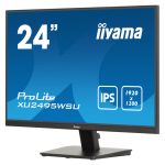 iiyama ProLite XU2495WSU-B7 pantalla para PC de 24 pulgadas con resolución 1920 x 1200 píxeles y tecnología LED 4K Ultra HD en color negro