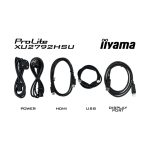 iiyama ProLite XU2792HSU-B6, pantalla de 68,6 cm (27 pulgadas) con resolución 1920 x 1080, tecnología LED, color negro