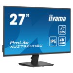 iiyama ProLite XU2792UHSU-B6 pantalla para PC de 27 pulgadas con resolución 3840 x 2160 Pixeles 4K Ultra HD LED en color negro, modelo XU2792UHSU-B6