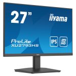 iiyama ProLite XU2793HS-B7, monitor de 27 pulgadas, resolución 1920x1080 píxeles, Full HD, tecnología LED, en color negro. SKU: XU2793HS-B7
