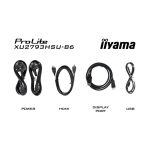 iiyama ProLite XU2793HSU-B6 pantalla para PC de 27 pulgadas, 1920 x 1080 Pixeles, Full HD, color negro, XU2793HSU-B6