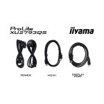 iiyama ProLite XU2793QS-B6, pantalla LED de 27 pulgadas con resolución 2560 x 1440 pixeles.