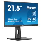 Monitor iiyama ProLite XUB2293HS-B6 de 21.5 pulgadas con resolución 1920 x 1080 Pixeles, Full HD, tecnología LED en color negro. Número de producto: XUB2293HS-B6