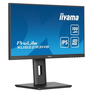 Monitor iiyama ProLite XUB2293HS-B6 de 21.5 pulgadas con resolución 1920 x 1080 Pixeles, Full HD, tecnología LED en color negro. Número de producto: XUB2293HS-B6