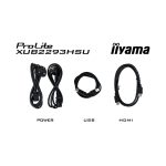 Monitor iiyama ProLite XUB2293HSU-B7 de 21.5 pulgadas con resolución 1920 x 1080 píxeles Full HD, LED, color negro. SKU: XUB2293HSU-B7