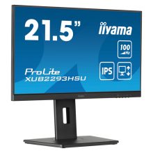 Monitor iiyama ProLite XUB2293HSU-B7 de 21.5 pulgadas con resolución 1920 x 1080 píxeles Full HD, LED, color negro. SKU: XUB2293HSU-B7