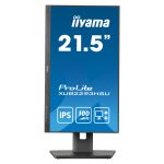 Monitor iiyama ProLite XUB2293HSU-B7 de 21.5 pulgadas con resolución 1920 x 1080 píxeles Full HD, LED, color negro. SKU: XUB2293HSU-B7