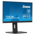 Monitor iiyama ProLite XUB2293HSU-B7 de 21.5 pulgadas con resolución 1920 x 1080 píxeles Full HD, LED, color negro. SKU: XUB2293HSU-B7