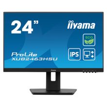 Monitor iiyama ProLite XUB2463HSU-B1 de 24 pulgadas, resolución 1920 x 1080 Pixeles, Full HD, LED, color negro