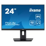 Monitor iiyama XUB2492HSU-B6 de 23.8 pulgadas, resolución 1920 x 1080 Pixeles, Full HD LED, color negro. Modelo XUB2492HSU-B6