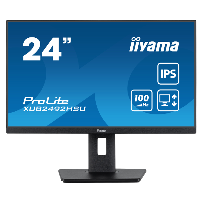 Iiyama Xub2492hsu B6 Monitor iiyama XUB2492HSU-B6 de 23.8 pulgadas, resolución 1920 x 1080 Pixeles, Full HD LED, color negro. Modelo XUB2492HSU-B6