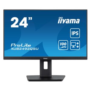 iiyama ProLite XUB2492QSU-B1 pantalla para PC de 23.8 pulgadas con resolución 2560 x 1440 Pixeles Wide Quad HD en color negro, modelo XUB2492QSU-B1