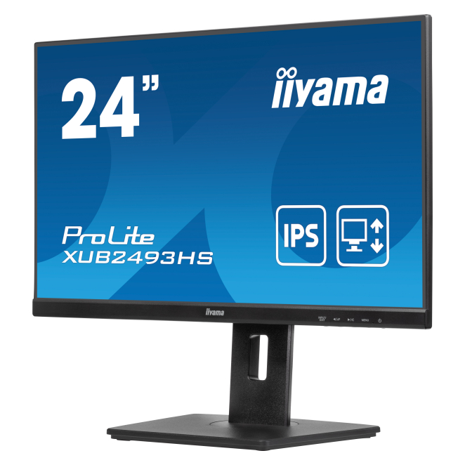 Iiyama Xub2493hs B6 iiyama ProLite XUB2493HS-B6 pantalla para PC de 23.8 pulgadas, resolución 1920 x 1080 pixeles, tecnología Full HD LED, color negro, XUB2493HS-B6