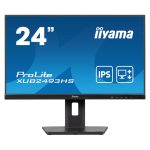 iiyama ProLite XUB2493HS-B6 pantalla para PC de 23.8 pulgadas, resolución 1920 x 1080 pixeles, tecnología Full HD LED, color negro, XUB2493HS-B6