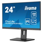 iiyama ProLite XUB2493HSU-B6, pantalla de 23.8 pulgadas, resolución 1920 x 1080 Pixeles, Full HD, tecnología LED, color Negro, XUB2493HSU-B6