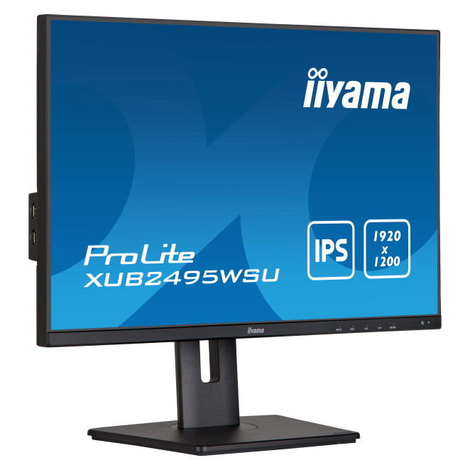 iiyama ProLite XUB2495WSU-B5 pantalla para PC 61,2 cm (24.1″) 1920 x 1200 Pixeles WUXGA LCD Negro 4 iiyama ProLite XUB2495WSU-B5 pantalla para PC ajuste ergonómico