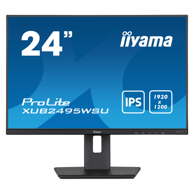 Iiyama Xub2495wsu B5 iiyama ProLite XUB2495WSU-B5, pantalla para PC de 24.1 pulgadas con resolución 1920 x 1200 WUXGA y tecnología LCD en color negro. Modelo XUB2495WSU-B5