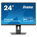 Monitor iiyama ProLite XUB2495WSU-B7 de 61 cm (24 pulgadas) con resolución 1920x1200 pixeles, 4K Ultra HD, tecnología LED y color negro. Modelo XUB2495WSU-B7