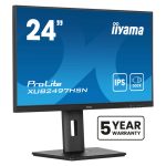 iiyama ProLite XUB2497HSN-B2 pantalla para PC de 60,5 cm (23.8 pulgadas), resolución 1920 x 1080 Pixeles, Full HD, tecnología LED, color Negro, SKU XUB2497HSN-B2
