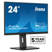 iiyama ProLite XUB2497HSN-B2 pantalla para PC de 60,5 cm (23.8 pulgadas), resolución 1920 x 1080 Pixeles, Full HD, tecnología LED, color Negro, SKU XUB2497HSN-B2