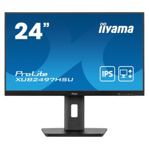 iiyama ProLite XUB2497HSU-B1 pantalla para PC de 24 pulgadas, 1920 x 1080 Pixeles, Full HD, LED, color negro, modelo XUB2497HSU-B1