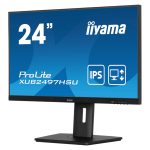 Monitor Iiyama XUB2497HSU-B2 de 23.8 pulgadas con resolución 1920 x 1080 pixeles, Full HD LED en color negro. SKU: XUB2497HSU-B2