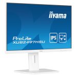 iiyama ProLite XUB2497HSU-W2 pantalla para PC de 23.8 pulgadas con resolución 1920 x 1080 píxeles, tecnología Full HD LED, color blanco. SKU: XUB2497HSU-W2