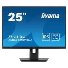 Monitor iiyama ProLite XUB2595WSU-B5 de 25 pulgadas con resolución 1920x1200 Pixeles, pantalla WUXGA LED en color negro, modelo XUB2595WSU-B5